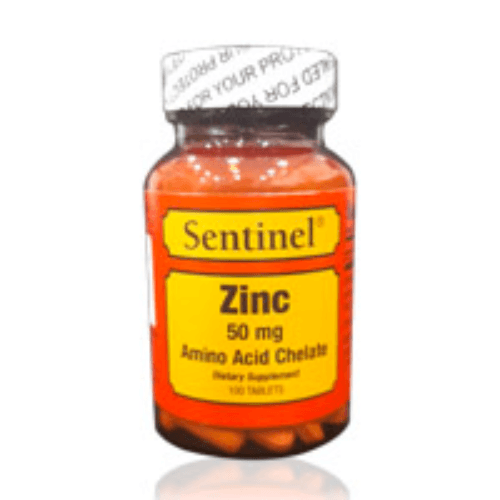 Sentinel Zinc 50 Mg 100'S