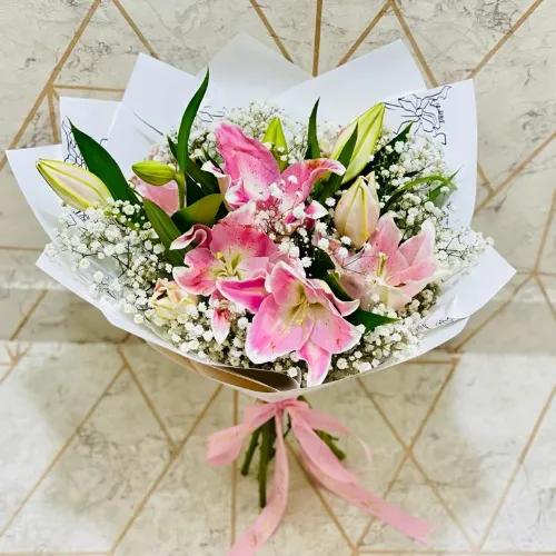 Pink Lily Bouquets