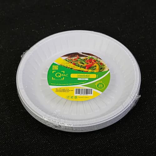 Plastic Plate 18 Cm500 Pcs