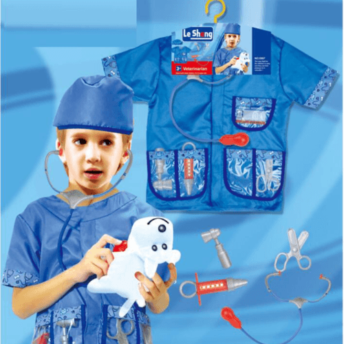 Veterinary Doctor Costume Free Size