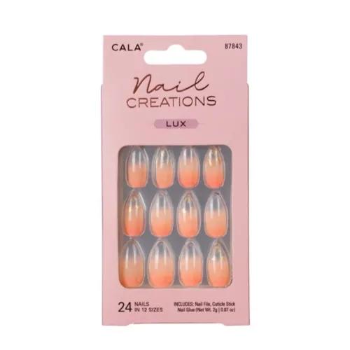 Cala Nail Creations-Lux Stiletto Cheetah-24 Pieces 87843