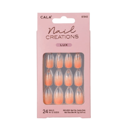 Cala Nail Creations-Lux Stiletto Cheetah-24 Pieces 87843