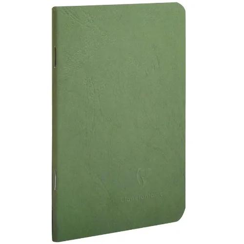 Age Bag, Stapled Small Notebook 9X14Cm 48 Sheets Lined Green