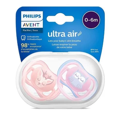 Philips Avent Sthr Sil Ultra Air Free Flow 0-6M Deco X2