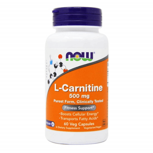 Now L-Carnitine 500Mg 60'S