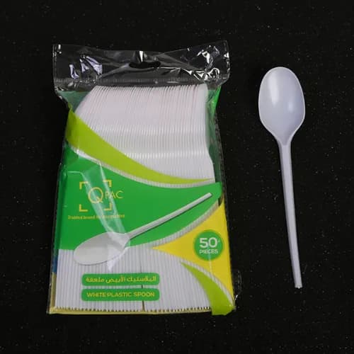 Plastic Spoon White (1X50)