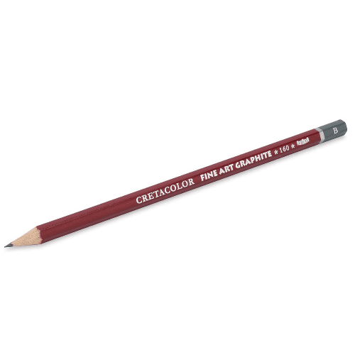 Graphite Pencils - CLEOS Fine Art red/grey - B