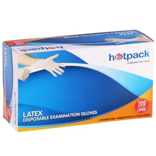 Powder Free Latex Gloves Large-10*100