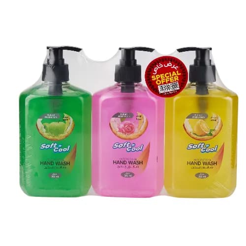 Hand Wash Liquid 500Mlx3 Piecesx8Pkt