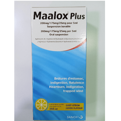 Maalox Plus Susp 335 Ml