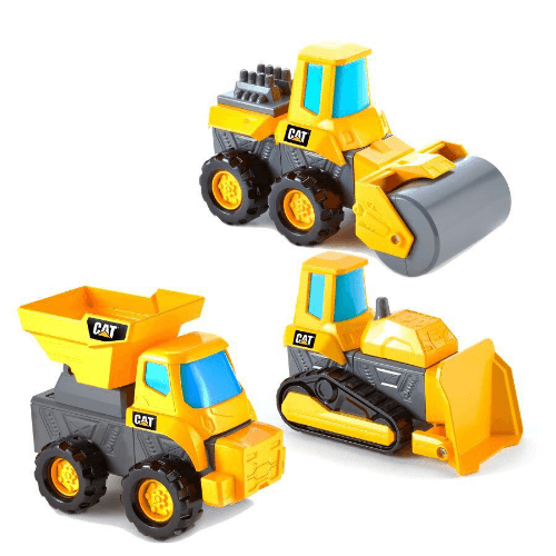 Caterpillar Mix & Match 3 Pack Dump Truck Bulldozer & Road Roller (Sold Separately Subject To Availability)