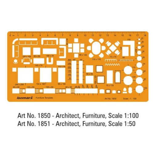 Architect Furniture Template 1: 50