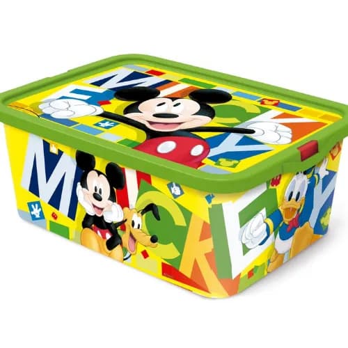 Stor Storage Click Box 13 L Mickey Watercolor