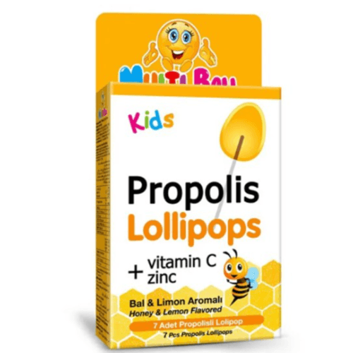 Multi Ball Kids Pripolis Vit C+Zinc 7'S