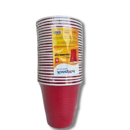 Plastic Red Cup 12Oz - 25X20Pkt