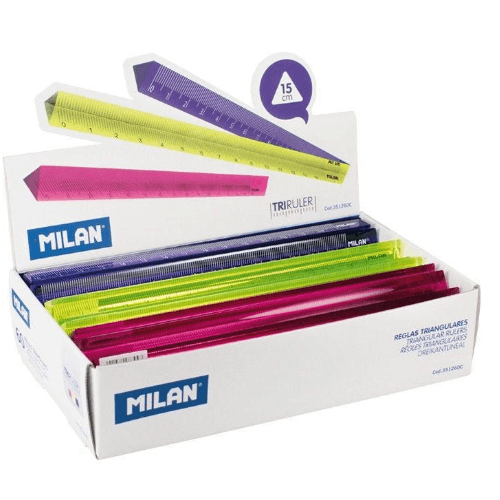 Ruler 15Cm, Triangular 3D Assorted Color