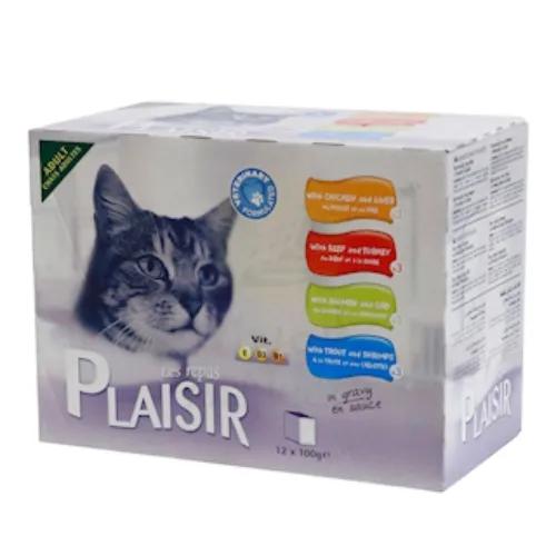 Plaisir Cats Chunks Gravy 12x100g