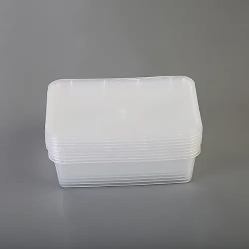 Microwave Container 650 Ml Rectangle (1X5)