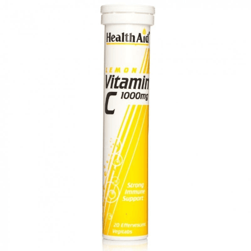 Health Aid Vitamin C Lemon Eff.1000Mg 20'S