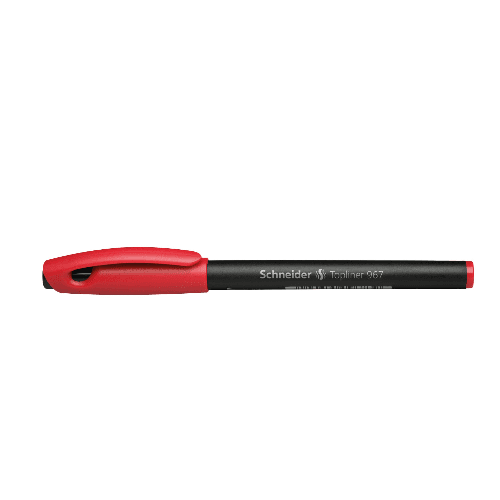 Fineliner Topliner 967 04 Red Schneider