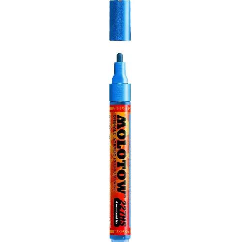 Acrylic Marker One4All 227HS 4mm #224 Metallic Blue Molotow