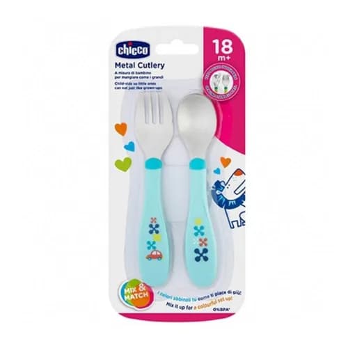 Metal Cutlery 18M+ Boy/Natural