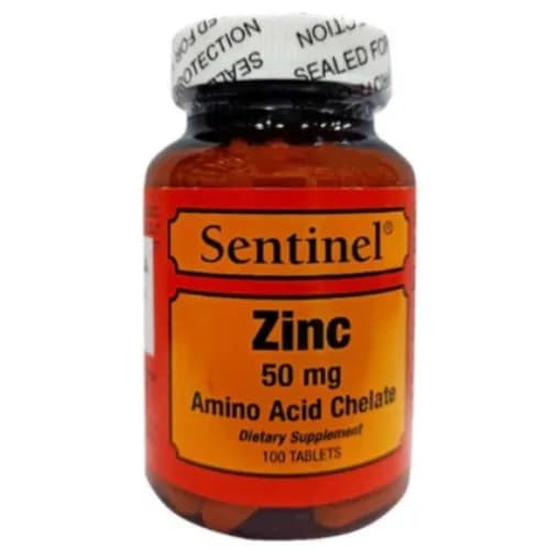 Sentinel Zinc 50 Mg 100 Tablets