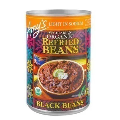 Amy'S Refried Beans Organic Light In Sodium Black