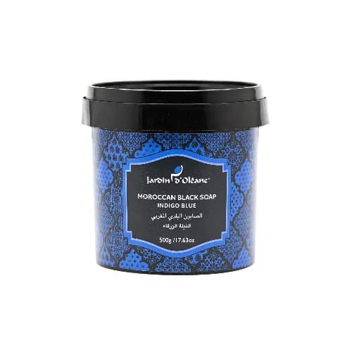 Jardin Oleane- Moroccan Black Soap With Indigo Blue 500G