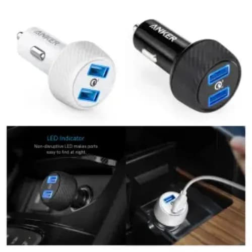 Anker Car Chargers Powerdrive Speed 2[ White ]