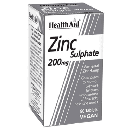 Health Aid Zinc 200 Mg 90 Tab