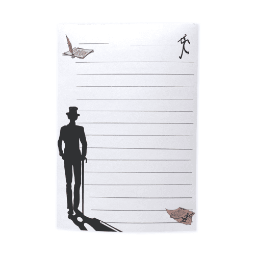 Small size note papers
Dady long leg design -  Meem Stationary