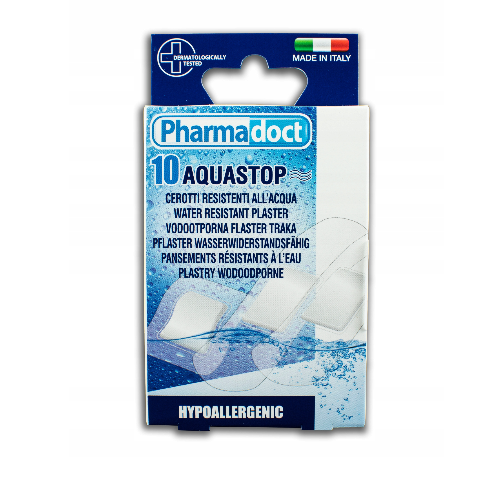 Pharmadoct Aquastop Water Resistant Plaster - 10'S