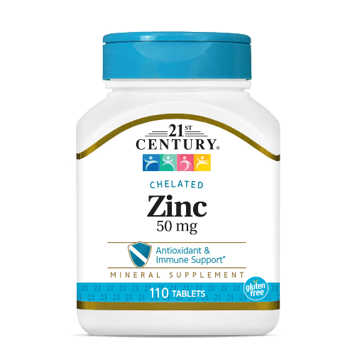 21St Century Zinc Tablets (50Mg) - 110'S