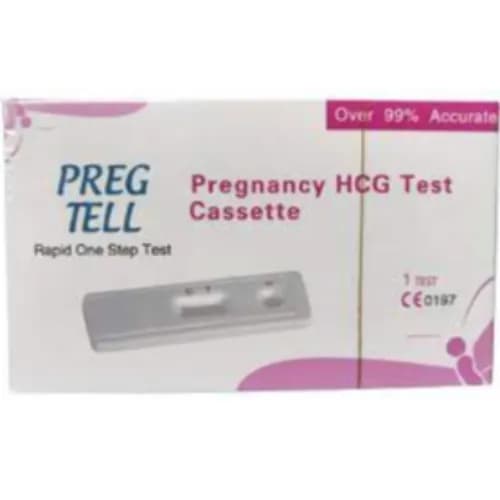 Preg Tell Hcg Pregnancy Test Cassette 1'S