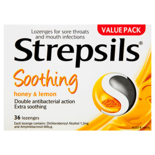 Strepsils Honey And Lemon 36'S