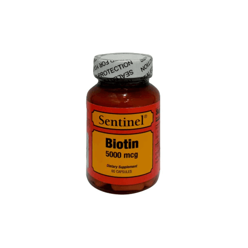 Sentinel Biotin 5000 Mcg Cap 60 Pieces