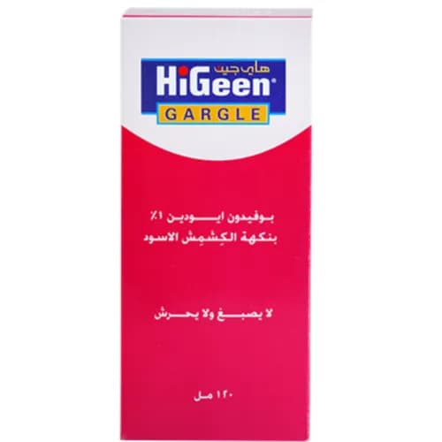 Hi Geen Gargle Povidone Iodine 120Ml