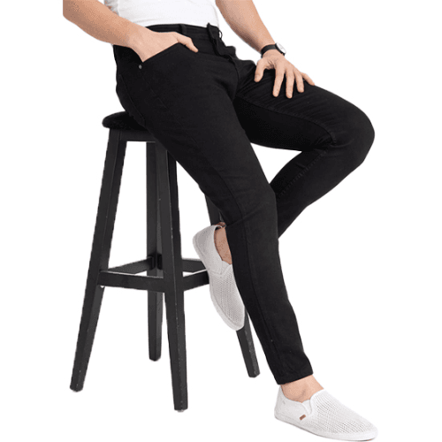 Ntc Mens Slimfit Jeans Black Mc33Rh