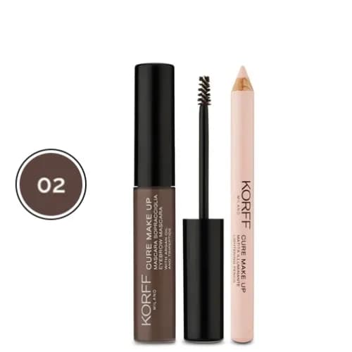 Korff Eyebrow Kit Mascara + Illuminating Pencil 02 4Ml