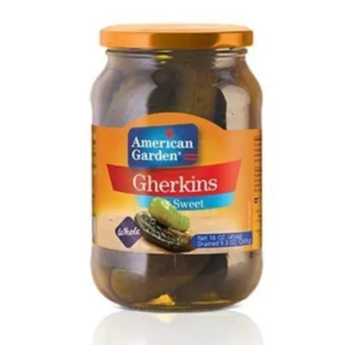 American Garden Pickles Sweet Gherkins 473Ml