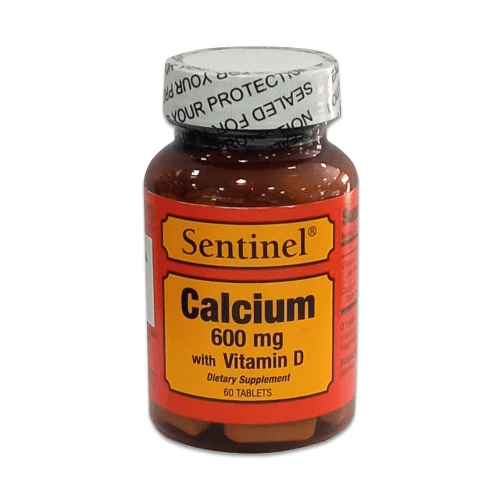 Sentinel Calcium 600 Mg With Vit D Tab 60 S