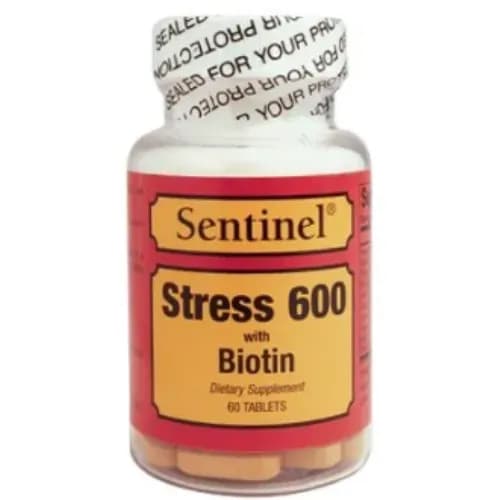 Sentinel Stress 600 + Biotin Tab 60'S