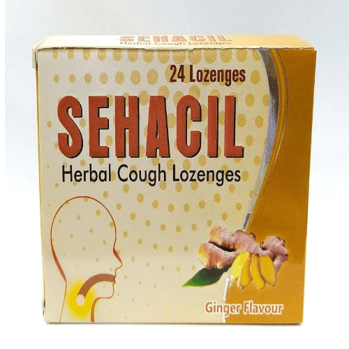 Sehacil Herbal Cough Lozenges Ginger 24's