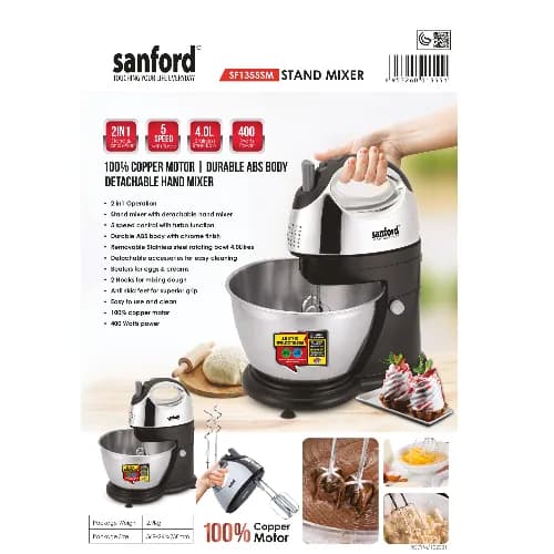 Sanford Stand Mixer 400 Watts