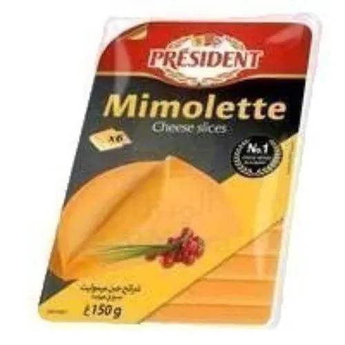 President Mimolette Cheese Slice 150G