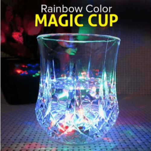 4 Pieces Inductive Rainbow Color Changing Magic Cup