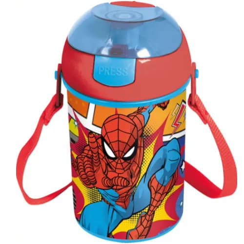 Stor Pop Up Canteen Spiderman Arachnid Grid 450 Ml