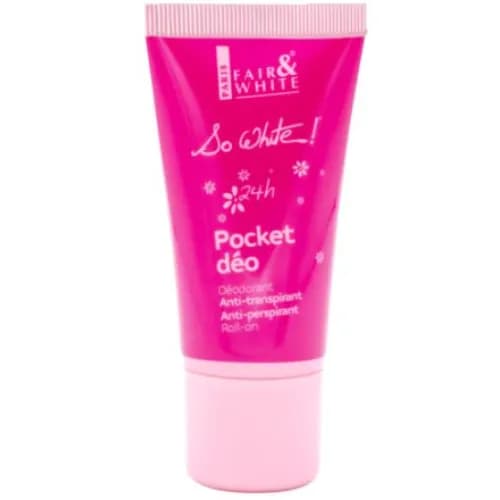 So White F & W Pocket Deo Roll-On Tube 50Ml