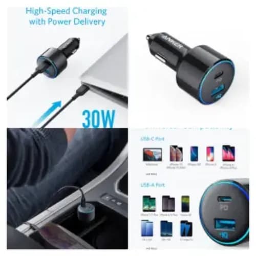 Anker Car Charger Powerdrive Speed+ Duo